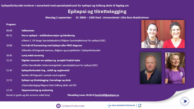 Illustrasjonsbilde til saken Bor du i Alta og trenger mer kunnskap om epilepsi/PNES? 